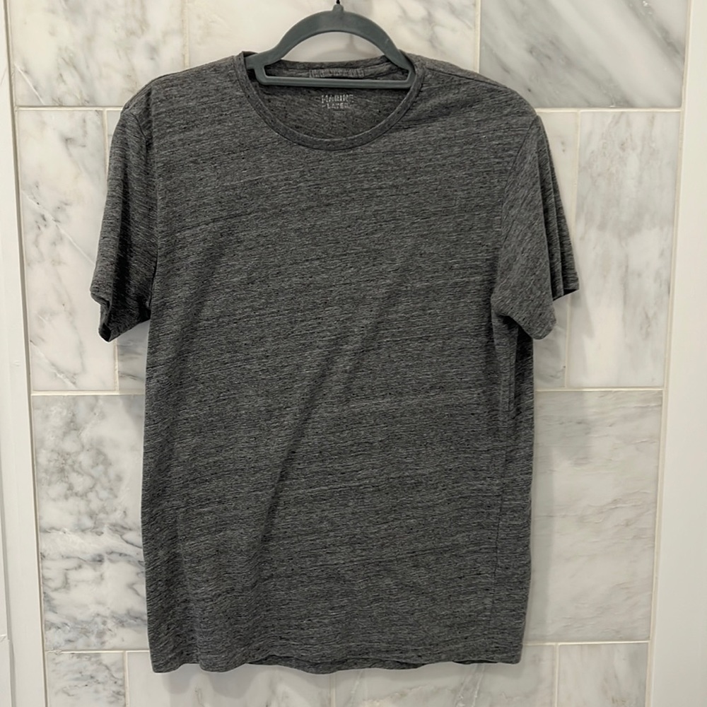 Marine Layer Gray T-Shirt Size Small
